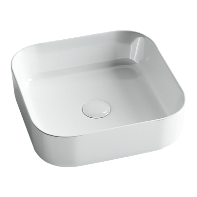 Умывальник чаша накладная квадратная Ceramica Nova Element 385*385*135мм