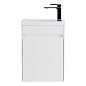 PIETRA MINI База под раковину подвесная, Bianco Lucido, 394x217x520, PIETRA MINI-400-1A-SO-BL-L, левосторонняя