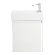 Тумба с раковиной подвесная Belbagno KRAFT MINI 500, Bianco Opaco, 494х256х500, KRAFT MINI-500/260-1A-SO-BO-R/7045-KL