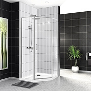 Душевой уголок BelBagno UNO-195-PH-1-100/80-C-Cr