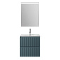 Тумба с раковиной подвесная BelBagno UNO-700-2C-SO-AO Голубой матовый, раковина белая BB-8099-70