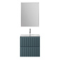 Тумба с раковиной подвесная BelBagno UNO-MINI-700-2C-SO-AO Голубой матовый, раковина белая BB-8099-3-70