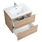 Тумба с раковиной подвесная Belbagno ETNA 700, Rovere Bianco, 710х460х515, ETNA-700-2C-SO-WO-P/BB700ETL
