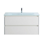 Тумба с раковиной подвесная Belbagno KRAFT 900, Bianco Opaco, 910х460х515, KRAFT-900-2C-SO-BO/BB910/465-LV-VTR-BL