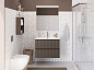 Тумба с раковиной подвесная BelBagno UNO-MINI-1000-2C-SO-СO Бежевый матовый, раковина белая BB-8099-3-100