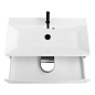 Тумба с раковиной подвесная BelBagno Marino 900, Bianco Opaco, 900x450x500, MARINO-900-2C-SO-BO-P/BB900/450-LV-MR-AST
