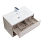 Тумба с раковиной подвесная Belbagno KRAFT 800, Rovere Galifax Bianco, 800x460x500, KRAFT-800-1C-SO-RGB/BB800ETL
