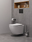 Унитаз подвесной с сиденьем, функцией биде и смесителем и смывом ТОРНАДО BelBagno МАРИНА (MARINO) BB7026CH-TOR-BS/SC
