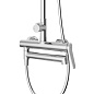 Душевая стойка со смесителем и изливом BelBagno UNIQUE-VSCM-CRM