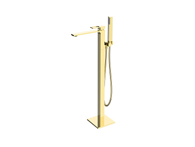 Напольный смеситель для ванны BELBAGNO LUCE LUC-FMT-ORO